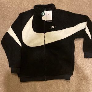 NIKE Big Swoosh Reversible Boa Jacket NEW with tags